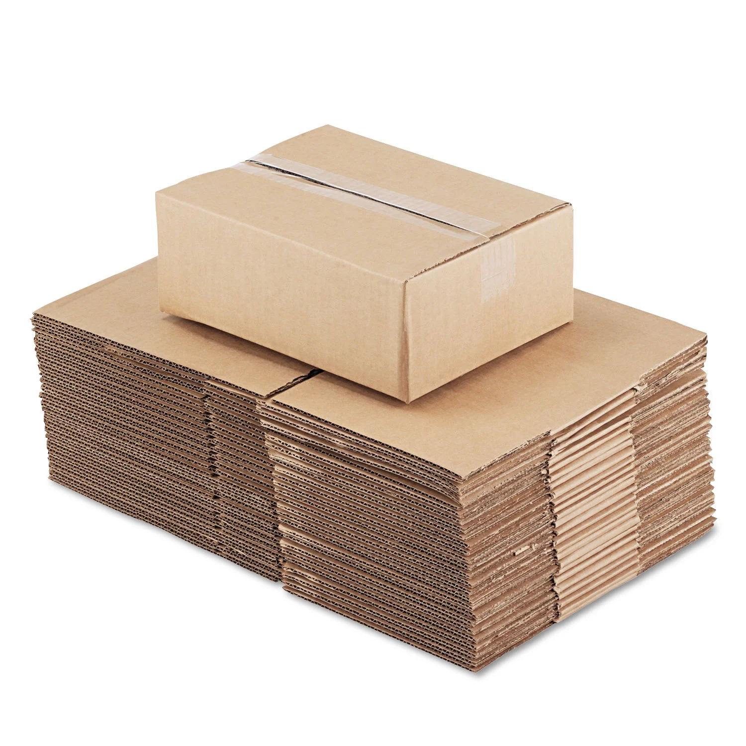 General Supply Brown Corrugated - Fixed-Depth Shipping Boxes, 12l x 9w x 4h, 25/Bundle -UFS1294