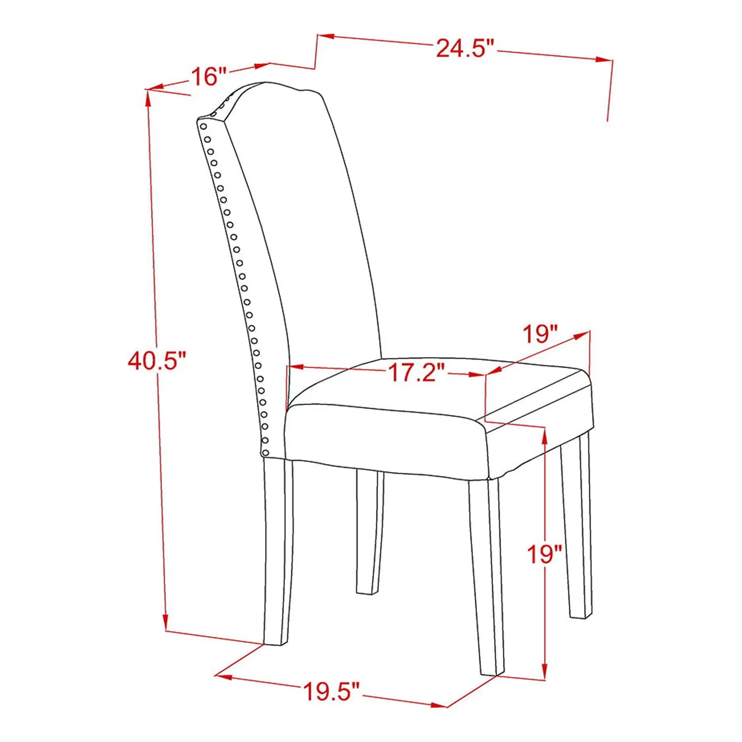 East West Furniture Picasso 3-piece Wood Dining Set in Mahogany