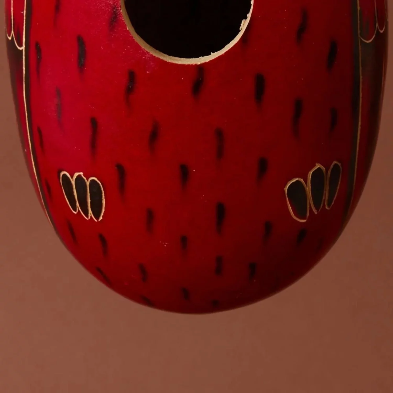 Cardinal Gourd Bird House