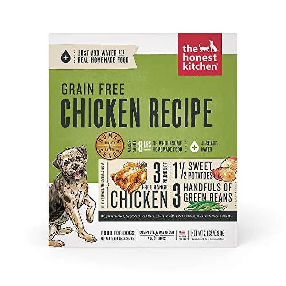 The Honest Kitchen Human Grade Dehydrated Grain Free Chicken Dog Food 2 lb - Force