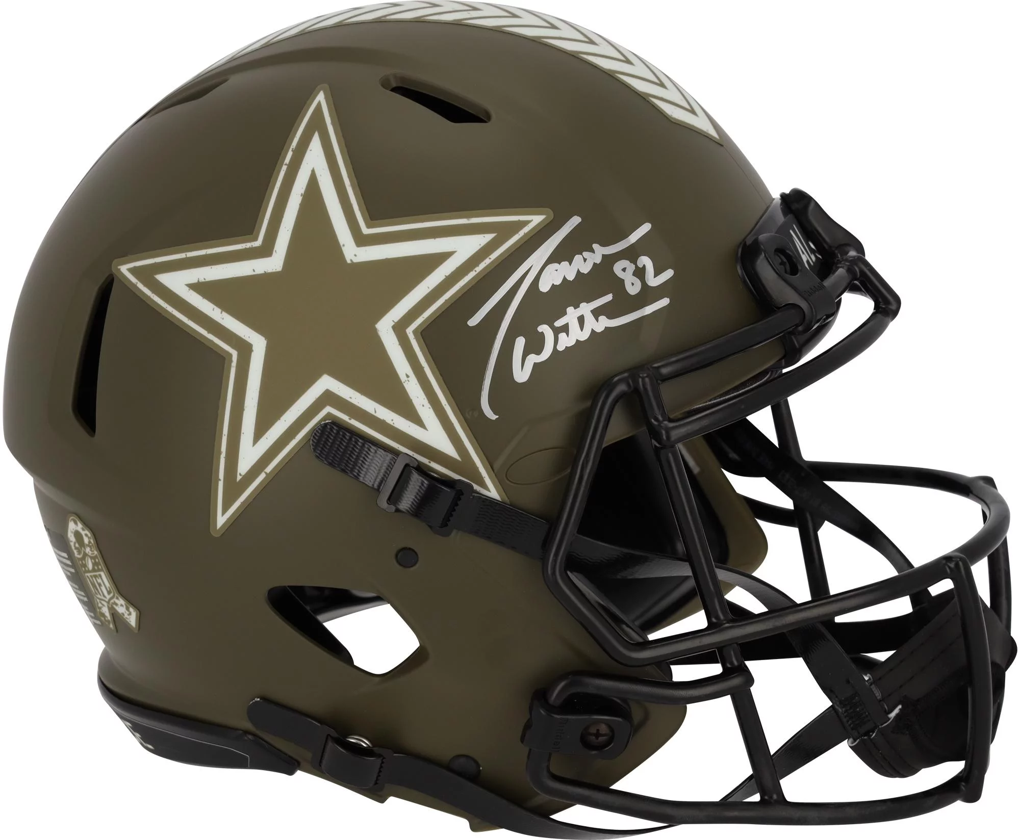 Jason Witten Dallas Cowboys Autographed Riddell 2022 Salute to Service Speed Authentic Helmet - Fanatics Authentic Certified