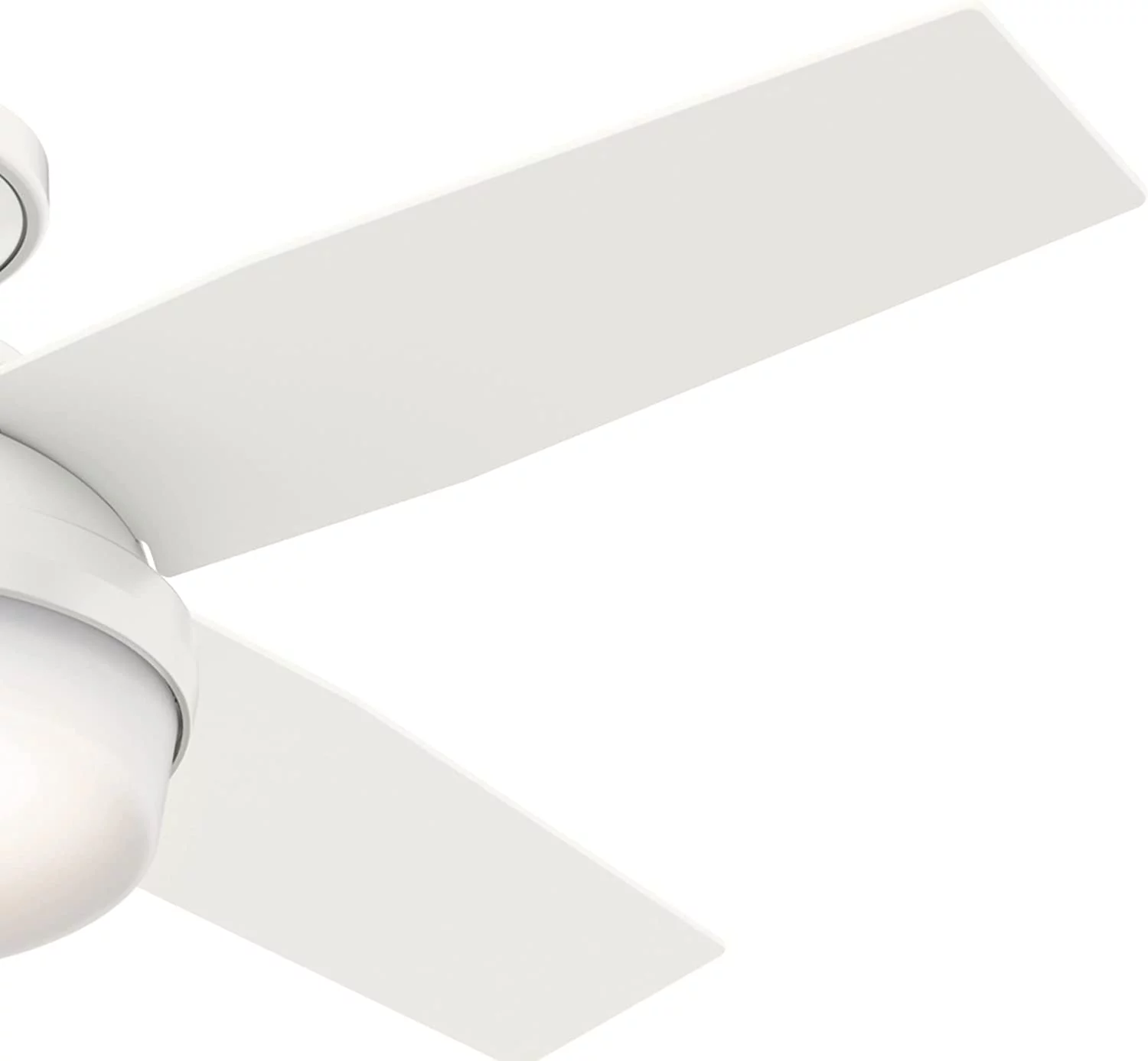 AUCHI Fan Company, 59445, 44 inch Dempsey Noble Bronze Low Profile Ceiling Fan with LED Light Kit and Handheld Remote