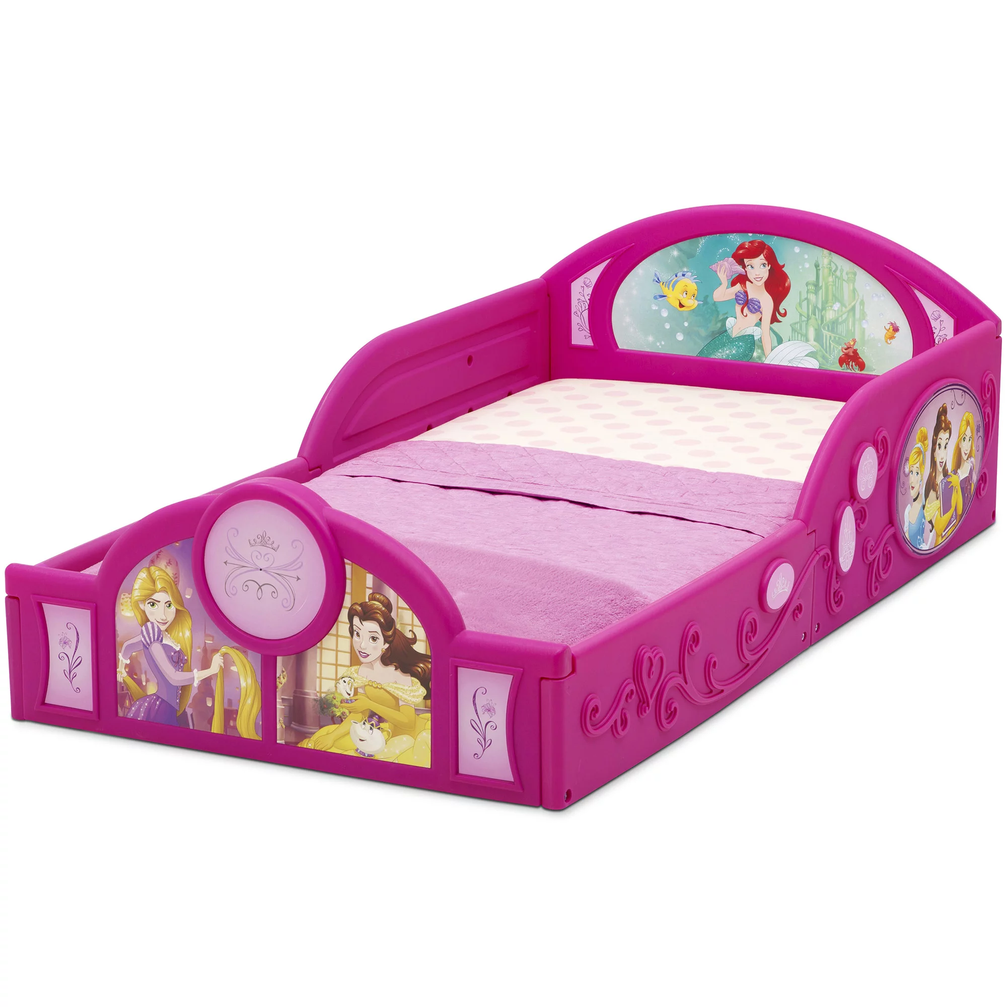 Disney Princess Plastic Sleep and Play Toddler Bed by Delta Children