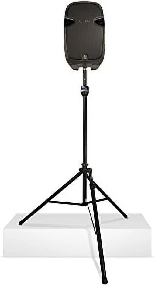 - Telelock Series Lift-Assist Aluminum Speaker Stand, W/ Speaker Adapter, Xtra Height, Leveling Leg