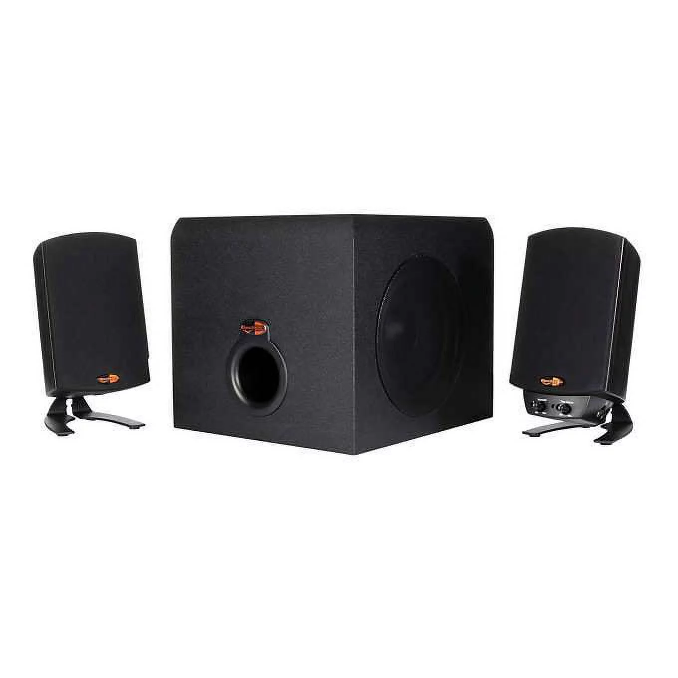 Klipsch ProMedia 2.1 Speaker System, 160 W RMS, Black