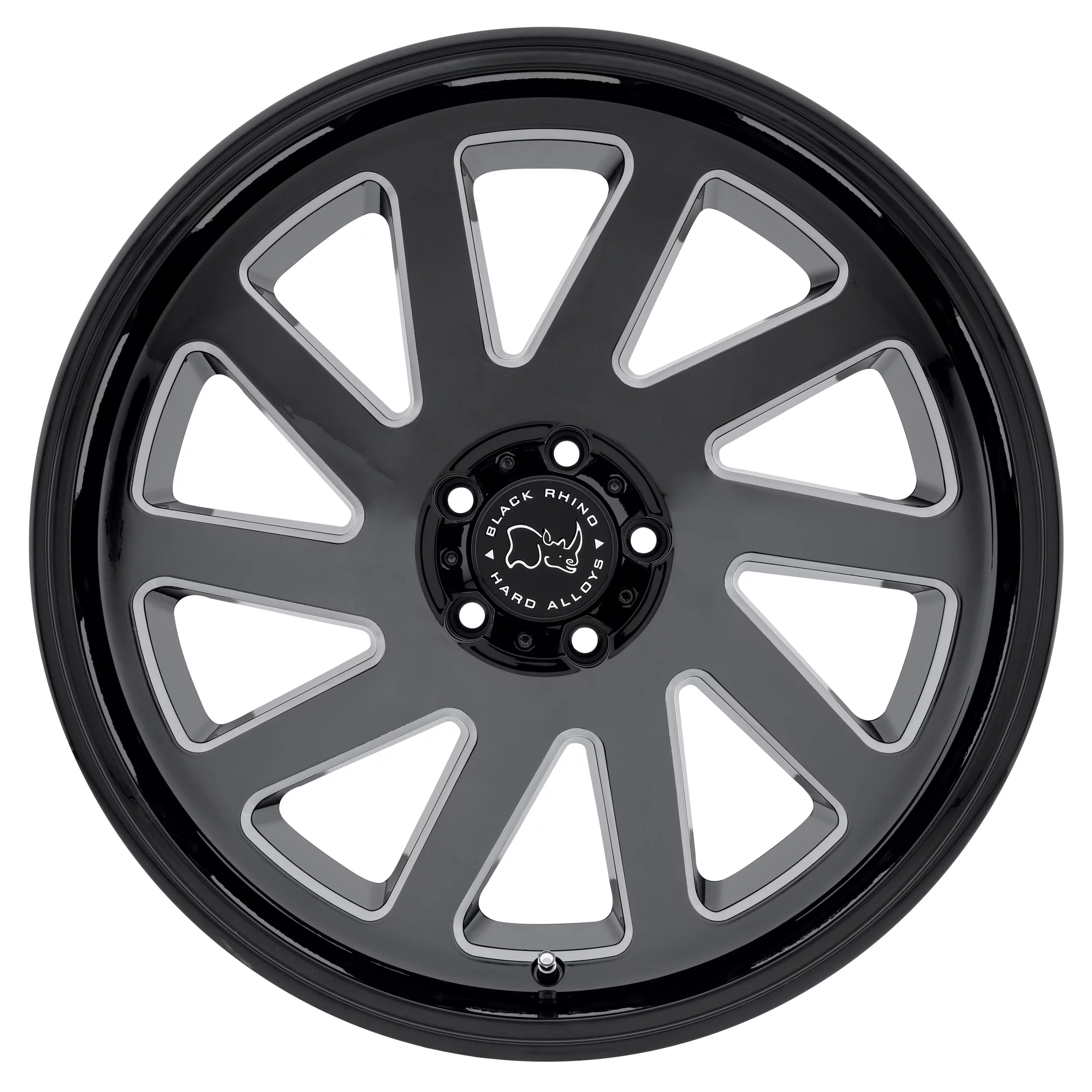Black Rhino Cast Aluminum Rim BRTHR 17X9.5 5X5.0 G-BLK-MILL -18MM, 1795THR-85127B71