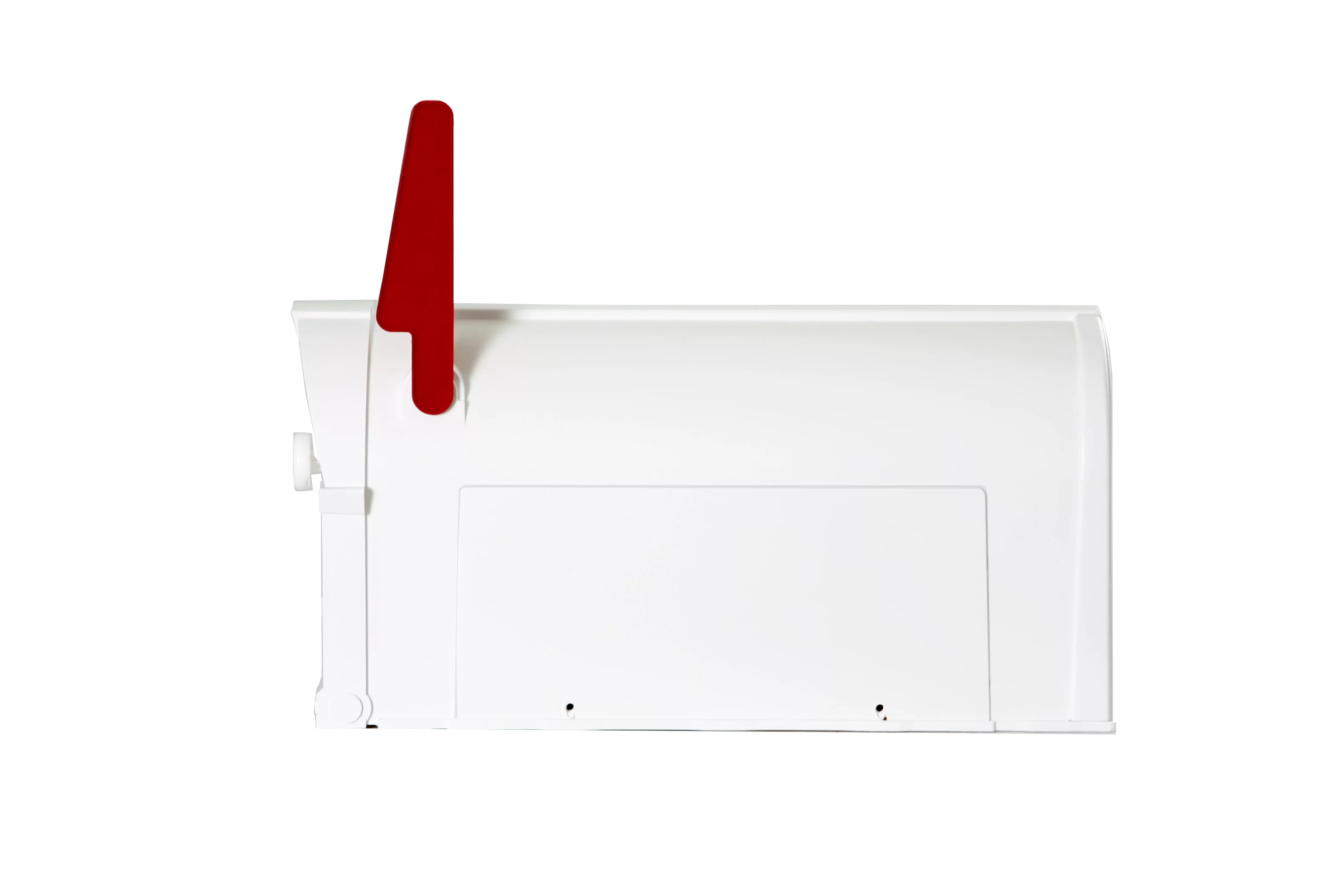 Postal Pro Medium White Plastic Post Mounted Mailboxes