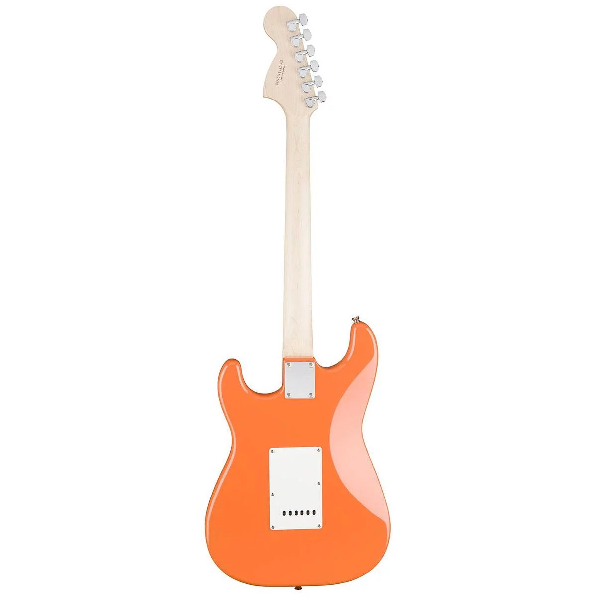 Squier Affinity Series Stratocaster Electric Guitar (Competition Orange, Indian Laurel Fretboard)