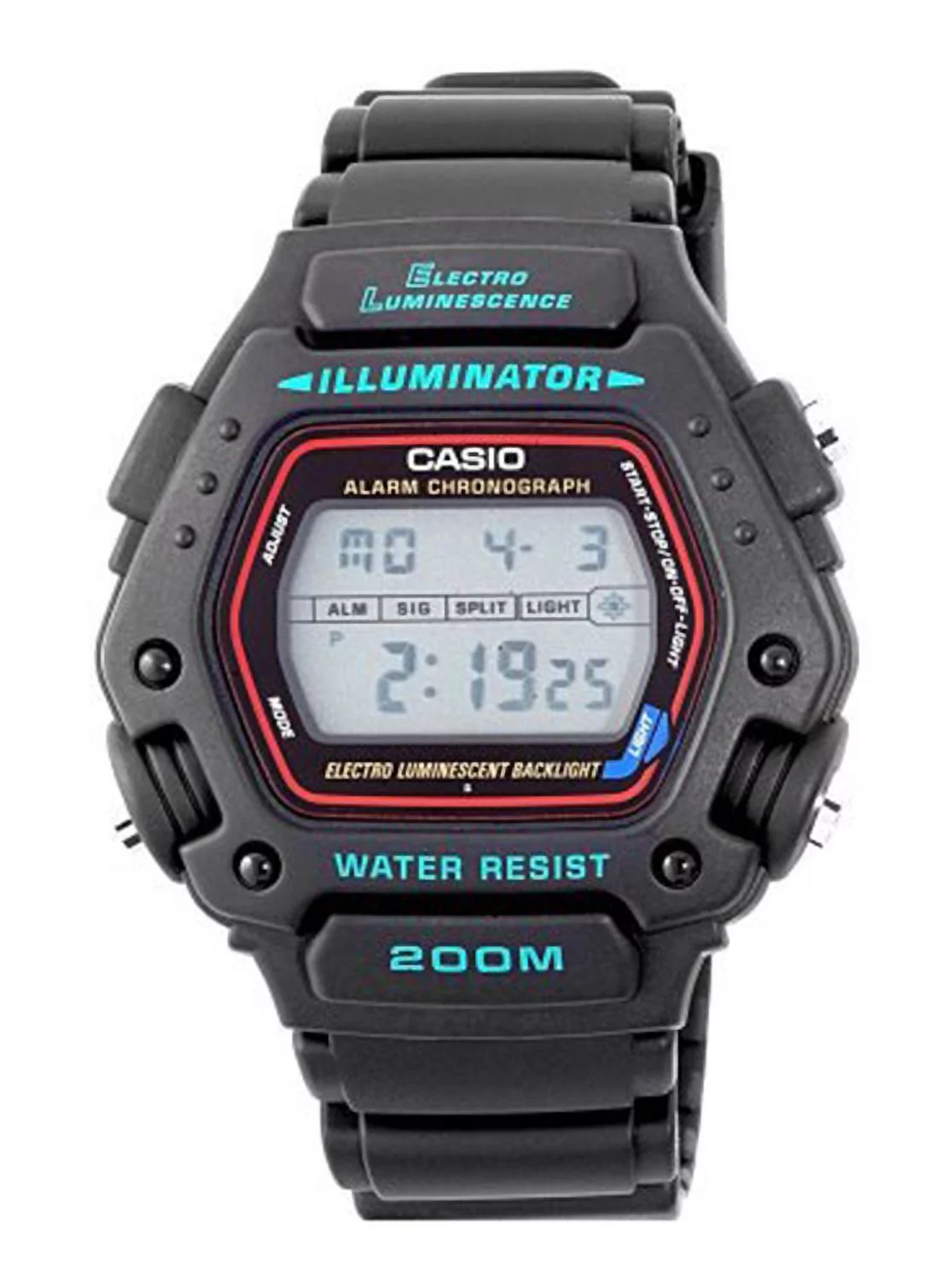 Casio Men's Digital Sport Watch, Black Strap