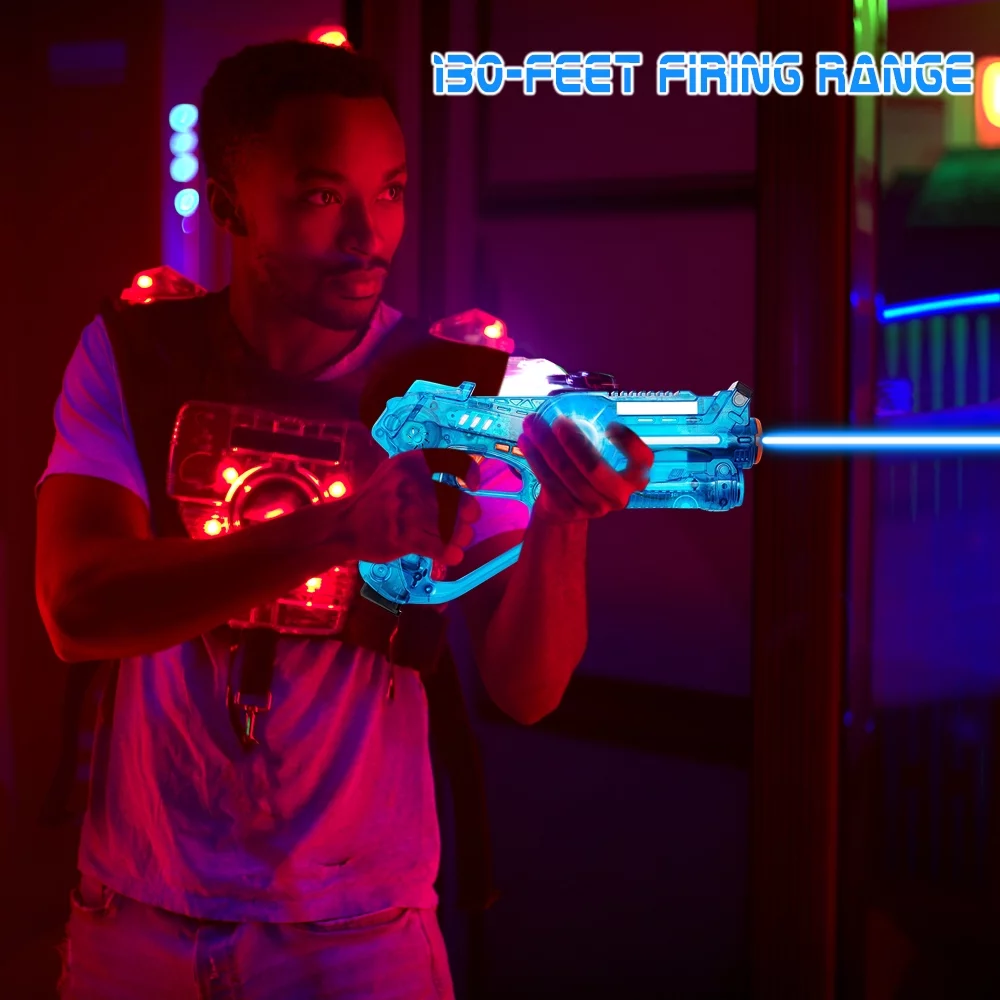 Ezra Infrared Blaster Game Set, One Gun with One Drone,Lights and Sound Effect, Great Gift Idea