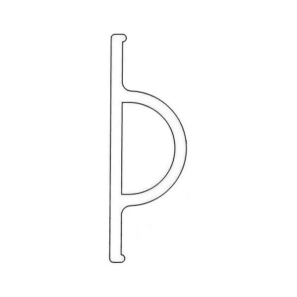 EasyFlex D-Shape Dock Edging, Black, 16 ft.