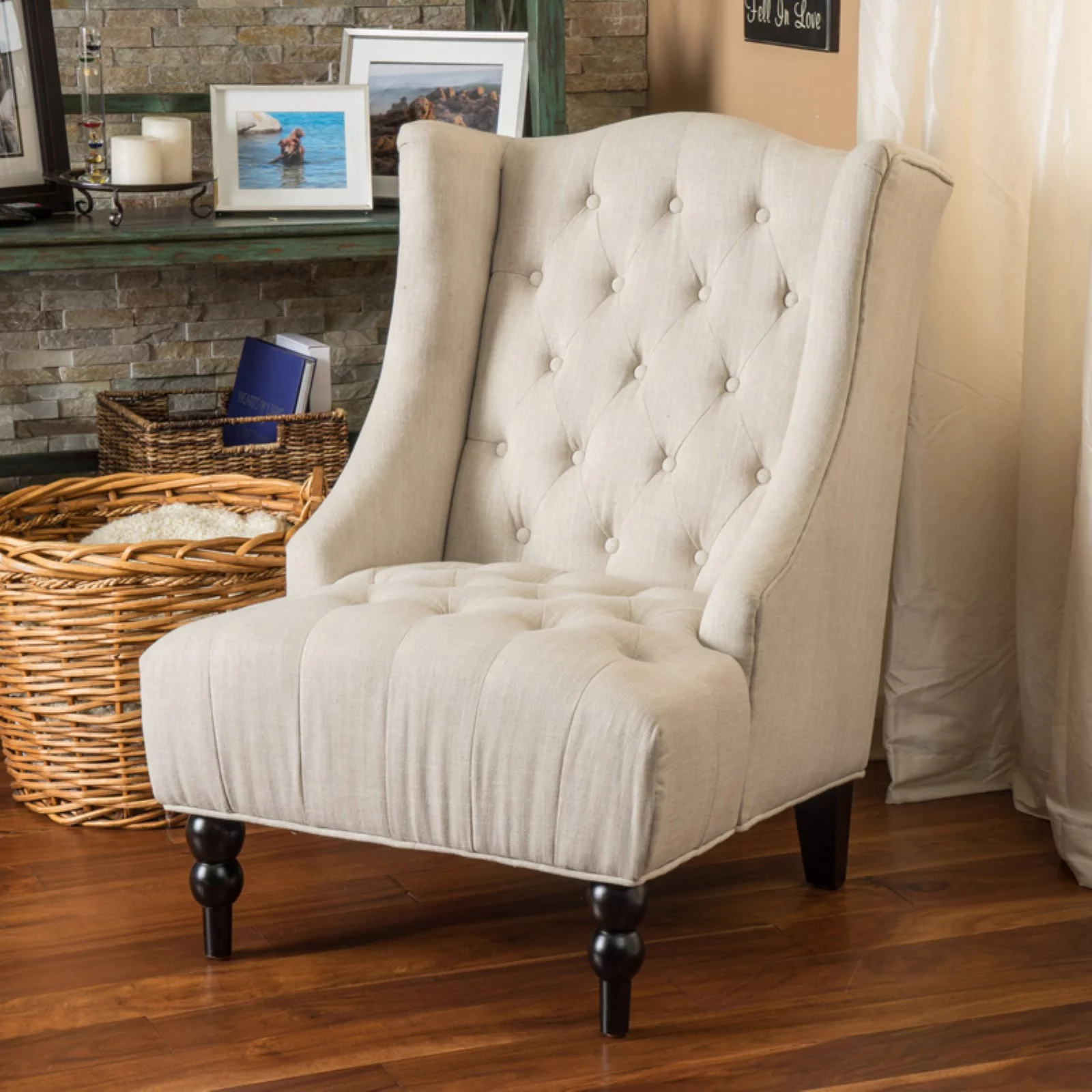 Noble House Toddman High Back Club Chair