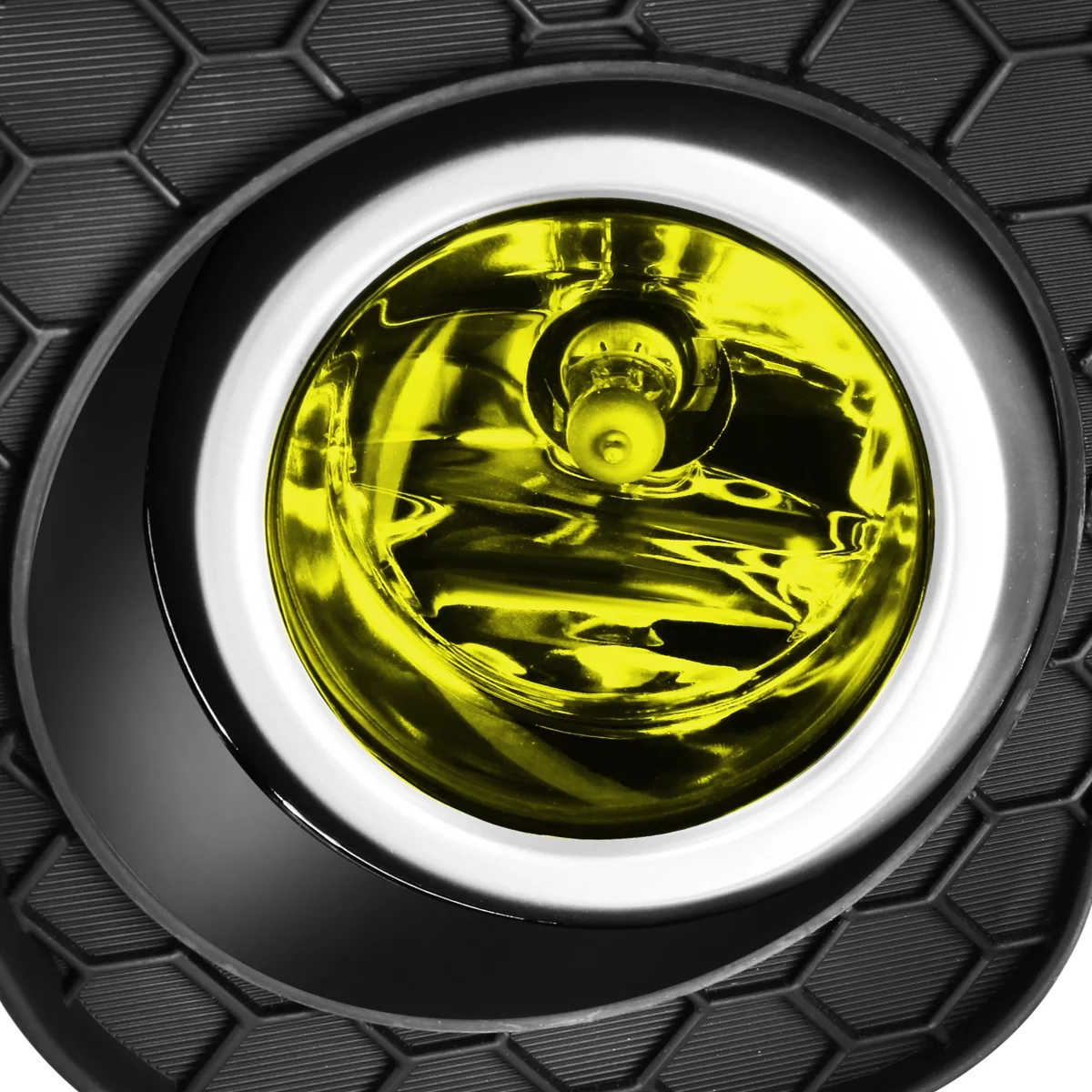 DNA Motoring FL-ZTL-193-AM For 2013 to 2015 Honda Accord Coupe Pair Front Bumper Driving Fog Light Lamp+Bezel+Switch Amber Lens 14