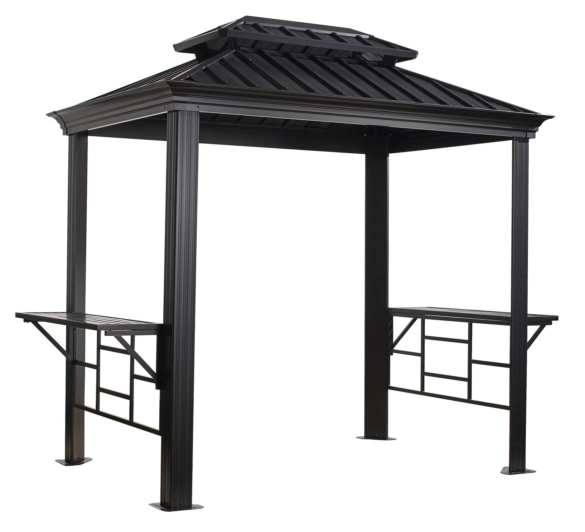Sojag BBQ Messina Grill Gazebo, 6 x 8 ft, Gazebos for Patios and Entertaining