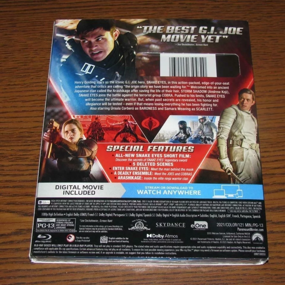 Pre-Owned Snake Eyes: G.I. Joe Origins (Blu-ray + Digital Copy)