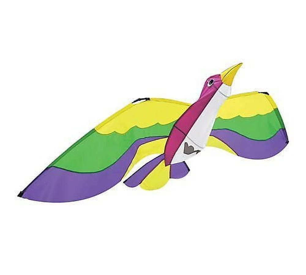 Gayla Industries 1317 3D Rainbow Bird Ripstop Nylon Kite-55 Wingspan Single Kite