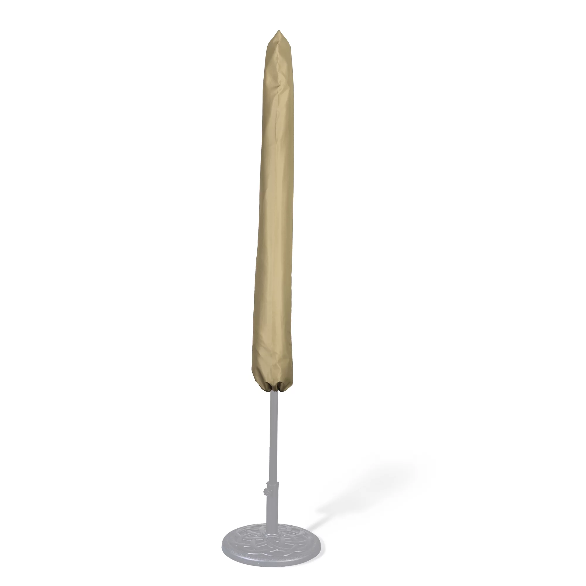 10 Ft 3 Tier Patio Umbrella with Protective Cover Crank Push to Tilt Hotel