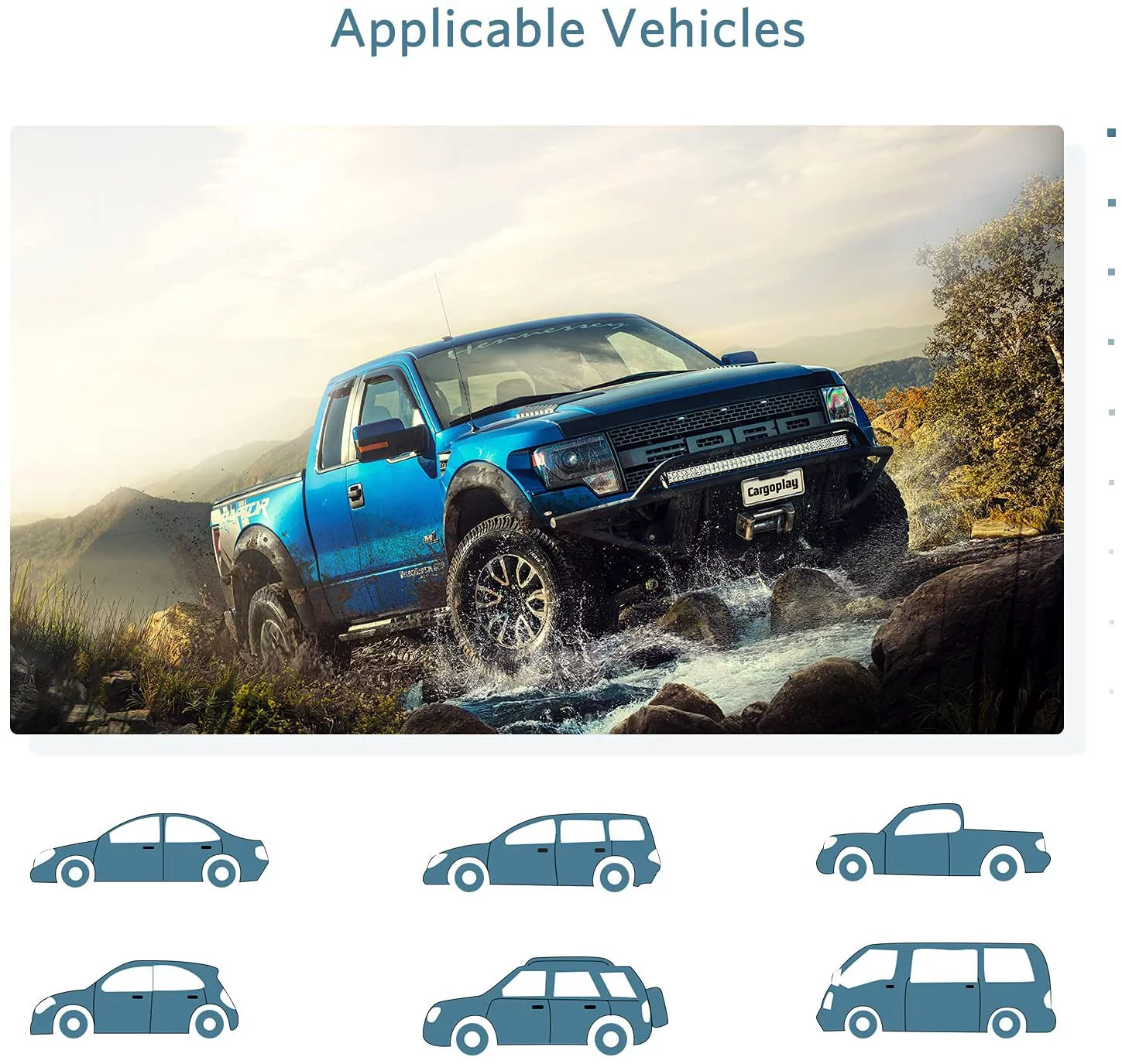 SunGo2 Solar Wireless Backup Camera for Truck, True Reverse Camera Wireless for DIY Installation, 5