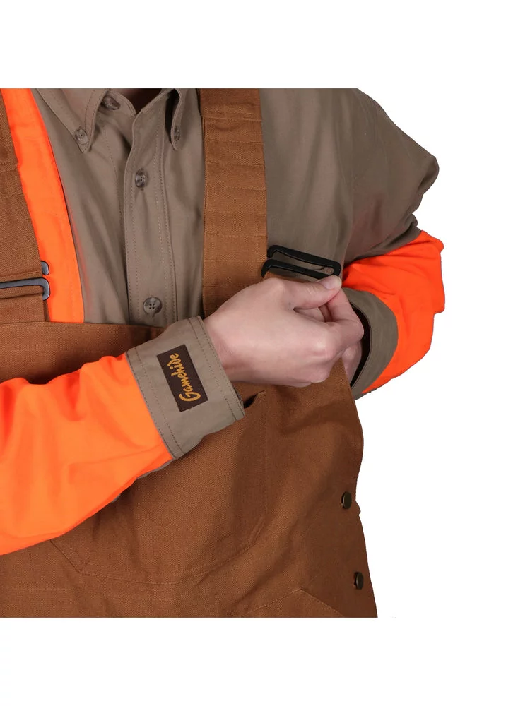 Gamehide Men's Bib Briar Proof Upland Hunting Marsh Brown - 4X
