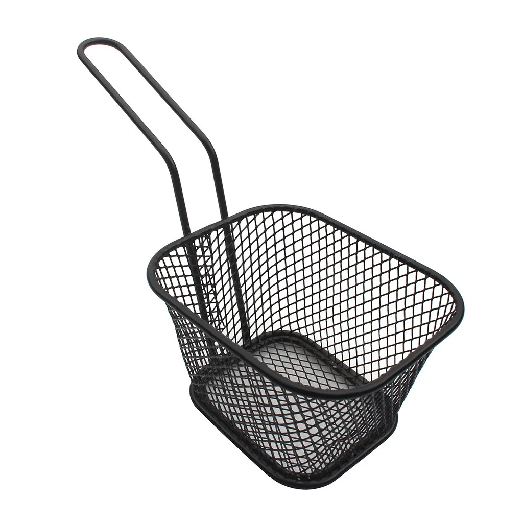 Electroplate Stainless Steel Mini Frying Net Square Block Mesh Kitchen Tools Utility Tool