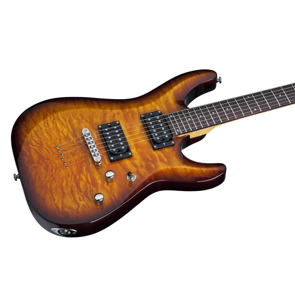 Schecter C-6 Plus VSB Solid-Body Electric Guitar, VSB