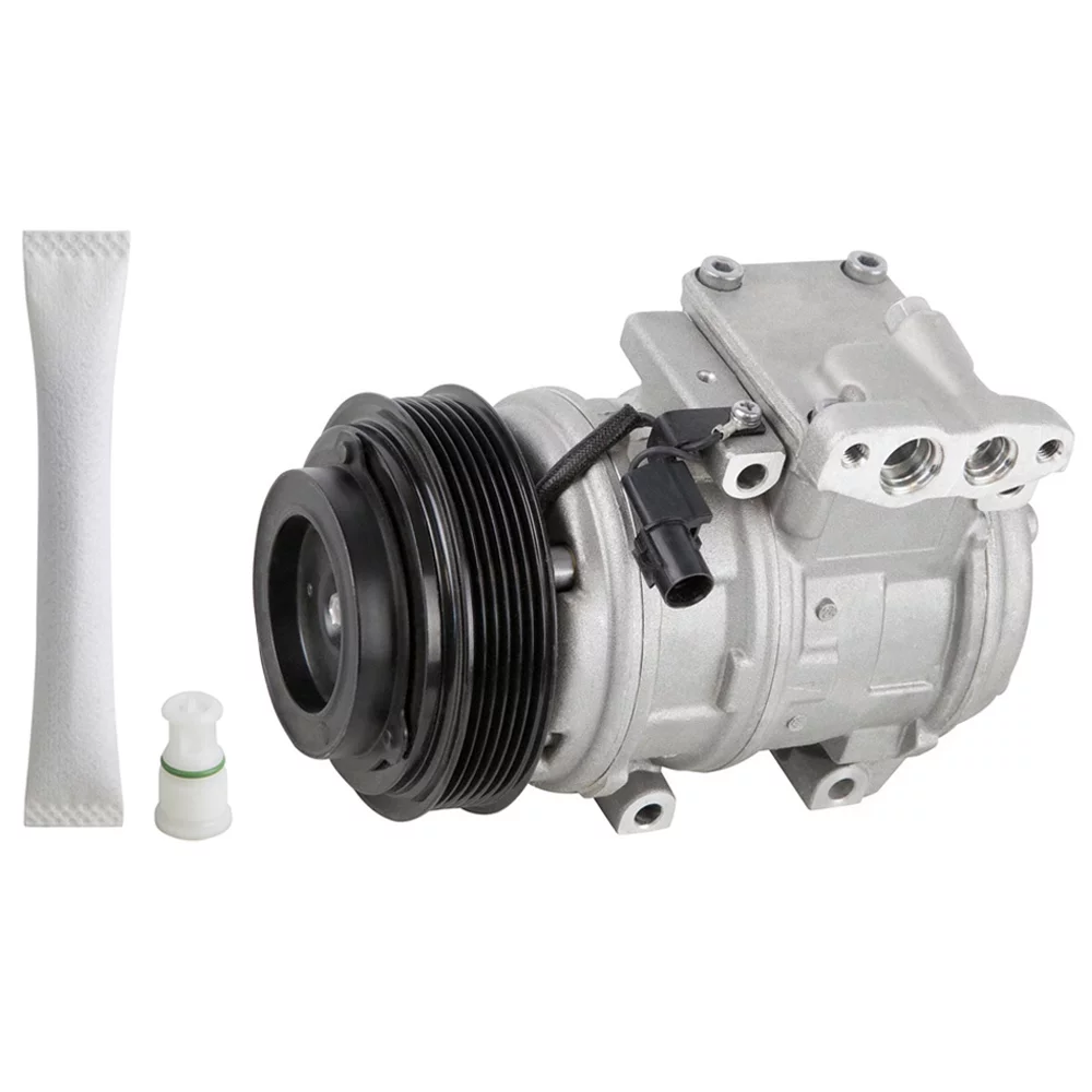 For Kia Rondo V6 2007 2008 OEM AC Compressor w/ A/C Clutch & Drier - Buyautoparts