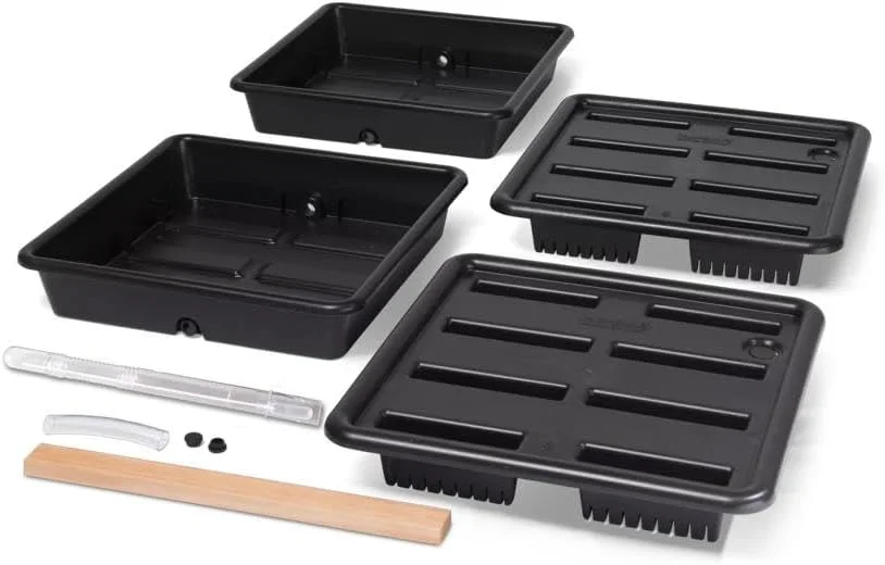 Self Watering Planter Insert for Raised Planter Box | Water Reservoirs Fits 2ft X 4ft Elevated Garden Bed for Outdoor Vegetables Herbs & Flower Growing