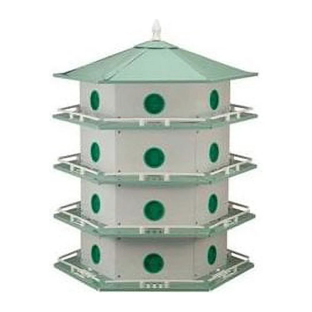 Heath Outdoor Products AH-24D Deluxe Aluminum Purple Martin House - 24 Room