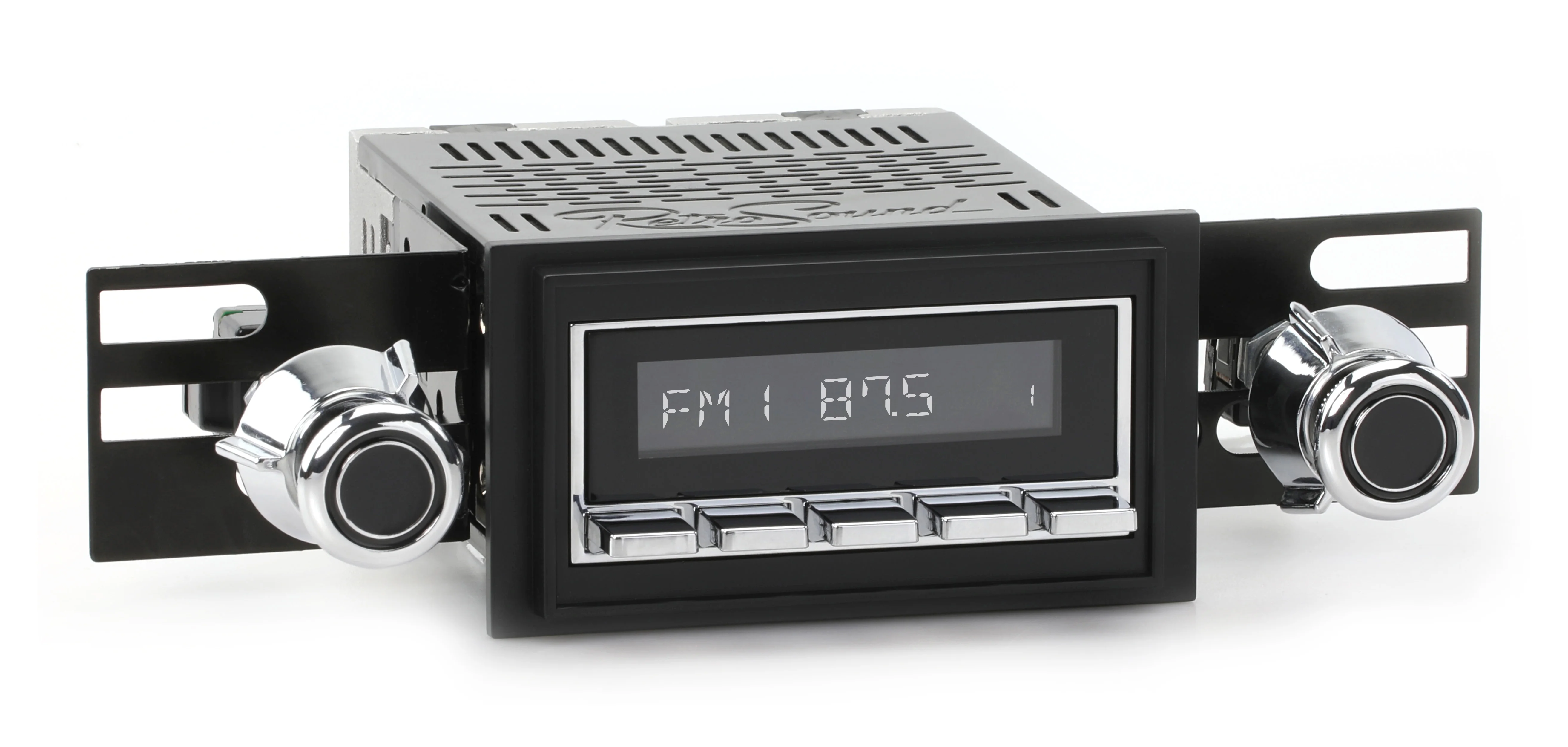 RetroRadio Compatible with 1977-79 Lincoln Continental Mark V Features Include Bluetooth, HD, SiriusXM Ready, AM/FM LC-M4-221-55-75L3