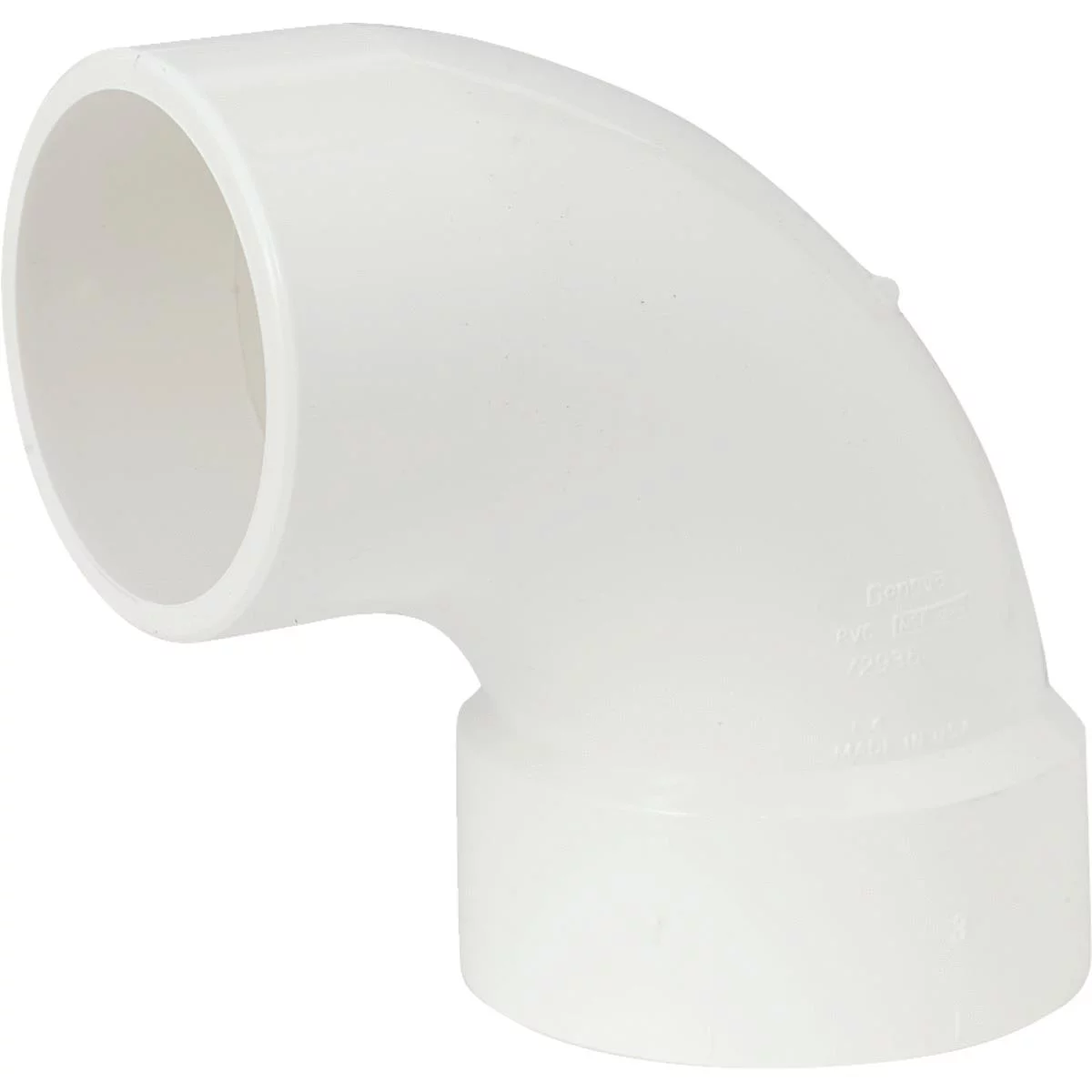 Charlotte Pipe 3 In. Schedule 40 90 Deg. DWV PVC Street Elbow (1/4 Bend)
