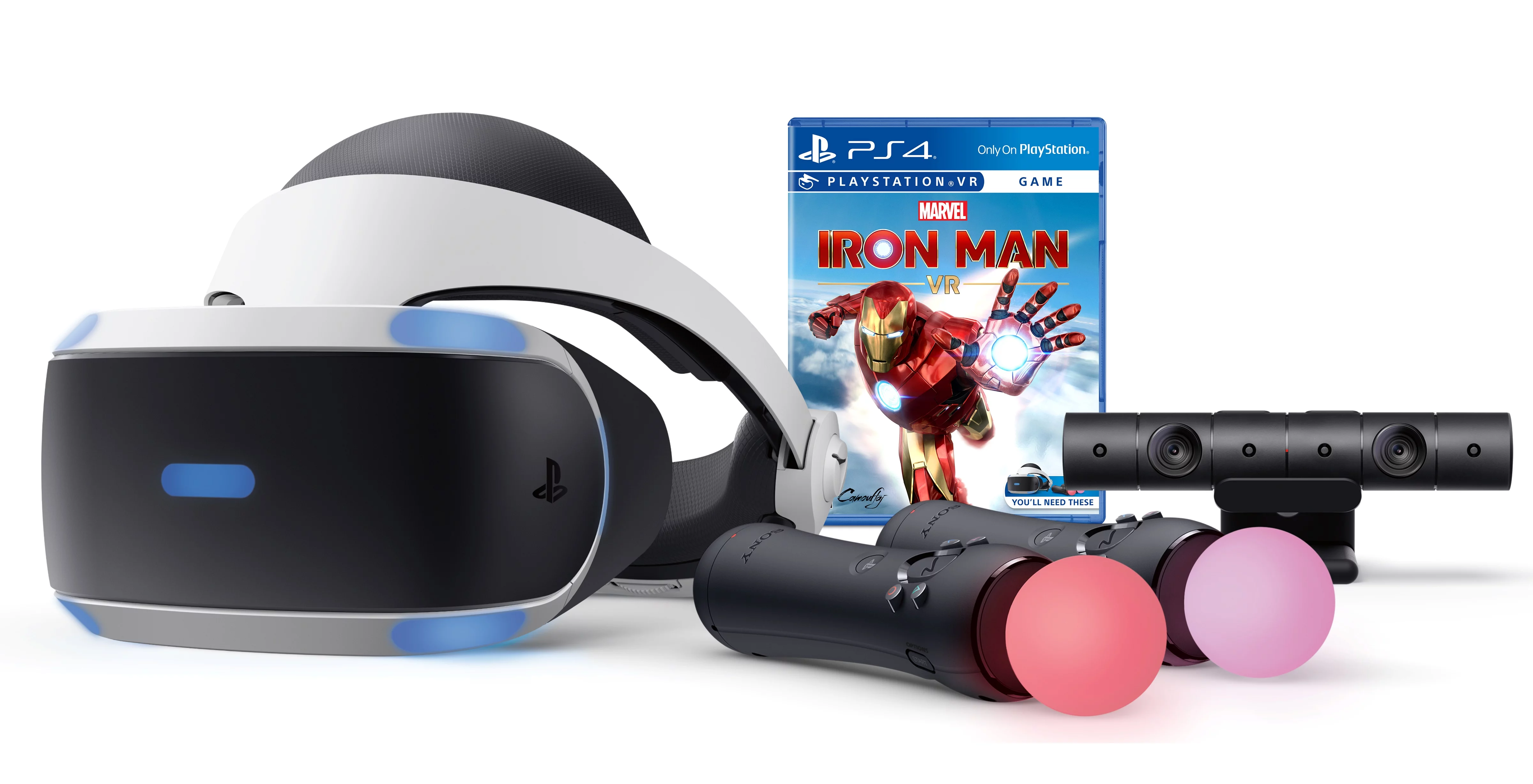 TEC Holiday Bundle: Sony PlayStation_PS5 Gaming Console (Disc Version) + PlayStation_VR Marvel’s Iron Man VR_Bundle
