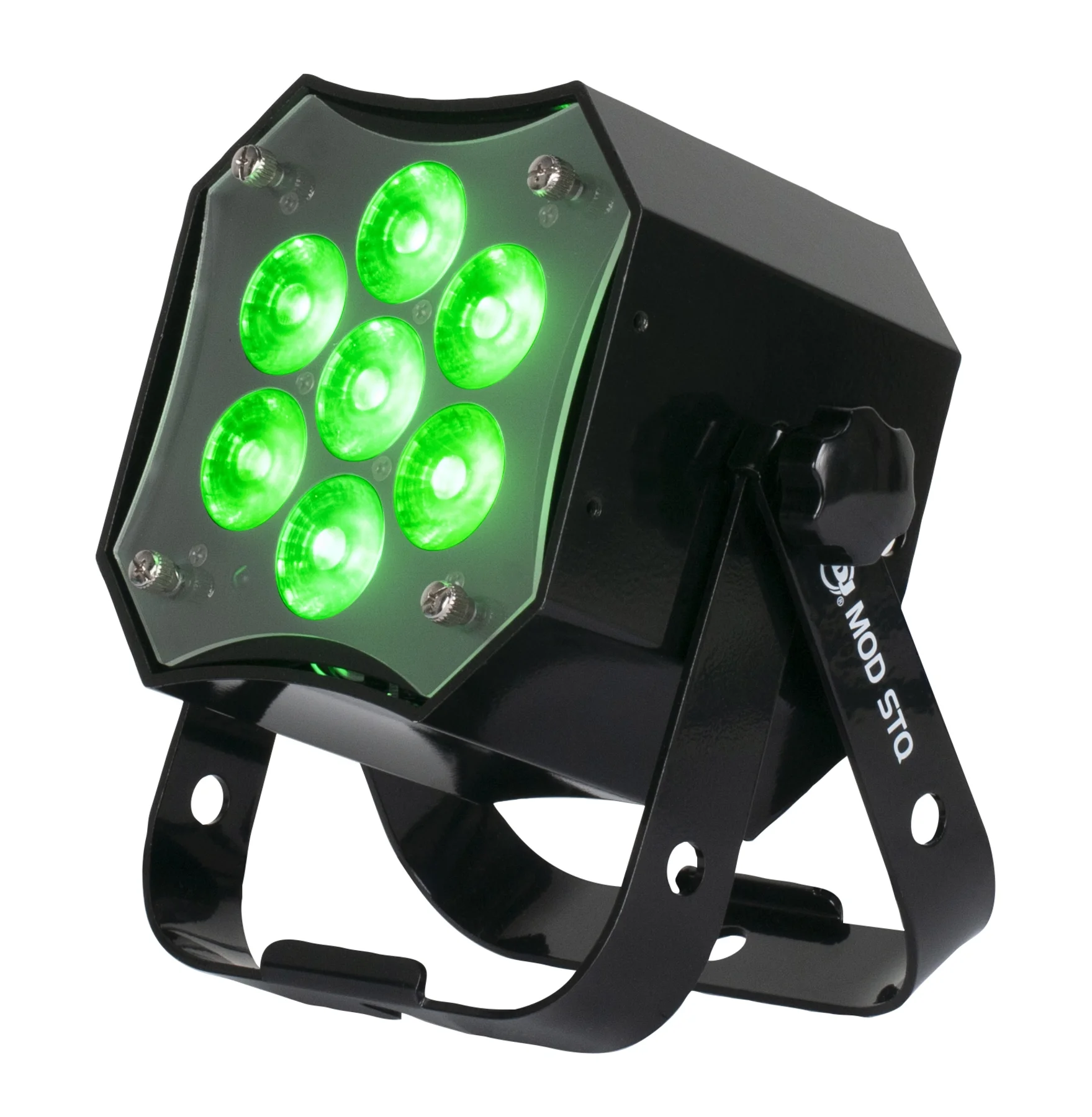 10) American DJ MOD STQ Compact DMX Par Lights w/Remote+Facade+Hazer+Fogger+Bags