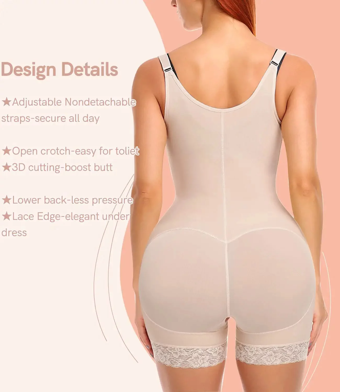 Fajas Colombianas Shapewear Bodysuit Slimming Full Body Shaper Tummy Control Tuck Girdle Shaping Postpartum