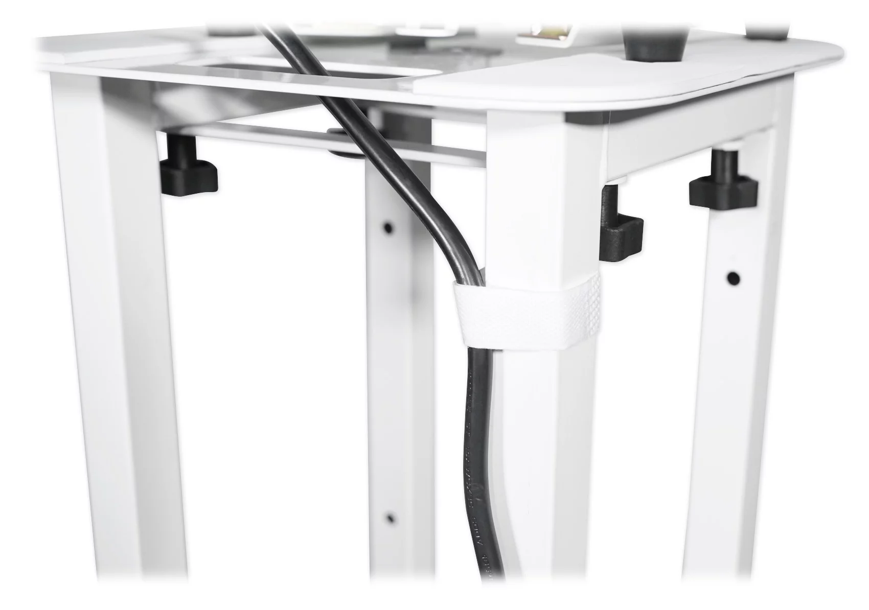 (2) Rockville Totem Stands+White 10