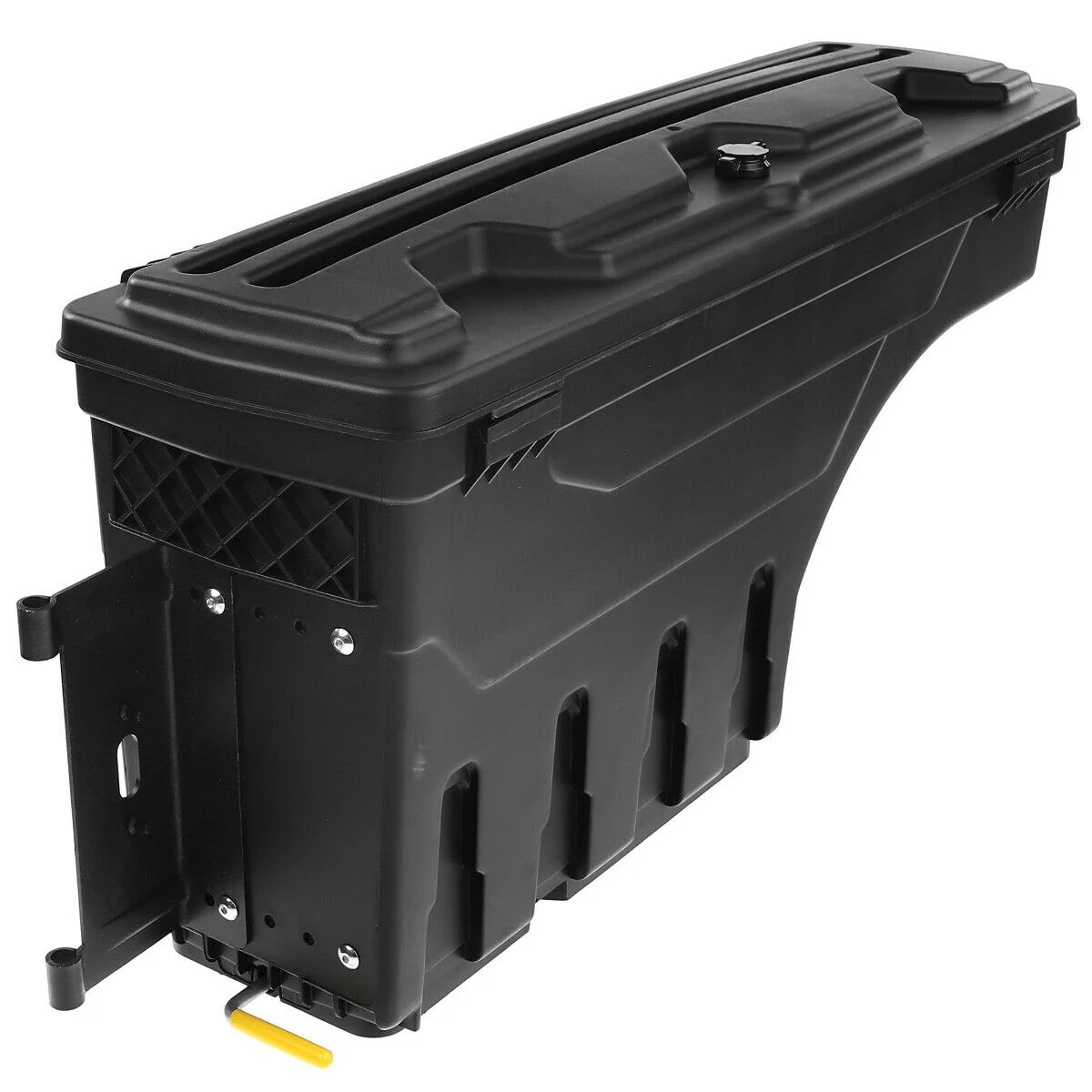 Driver Side Truck Bed Storage Box ToolBox For F150 Maxima Styleside Bed Fits select: 2004 FORD F150 SUPERCREW, 2005-2009 FORD F150