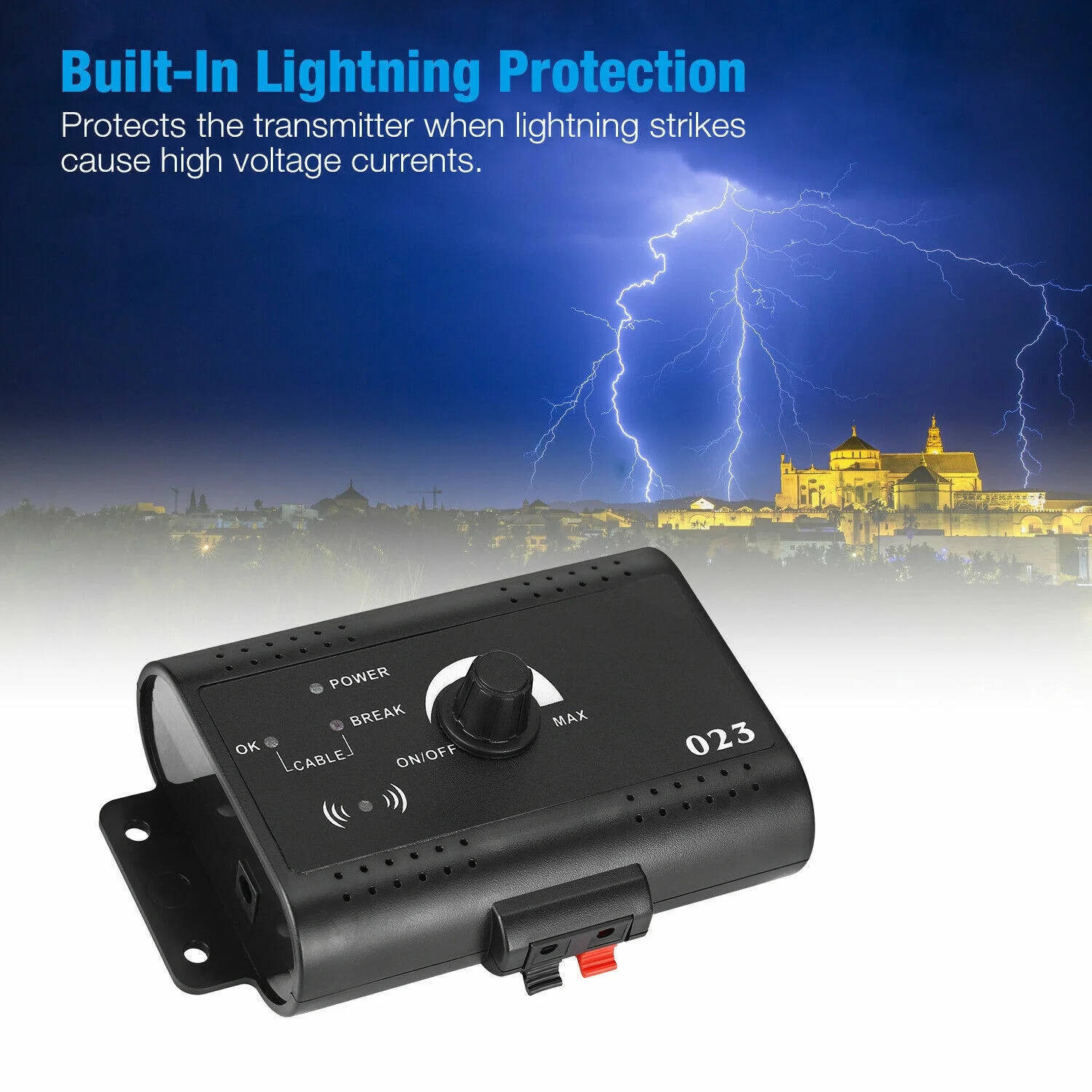 Underground Wireless Electric Dog Fence Pet Containment System Shock Collars US