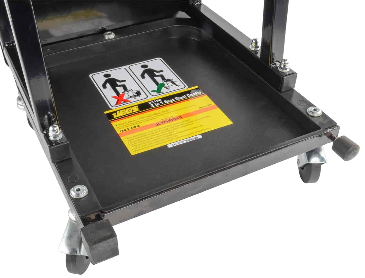 JEGS 81156 Creeper and Step Stool Seat