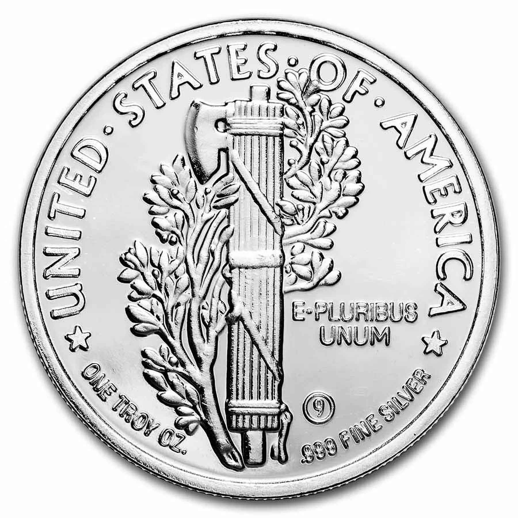 1 oz Silver Round - Mercury Dime (Lot of 5) - Walmart