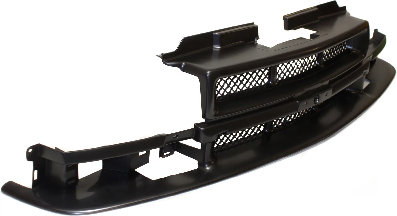 Grille Assembly Compatible with 1998-2004 Chevrolet S10 1998-2005 Blazer Black Shell and Insert