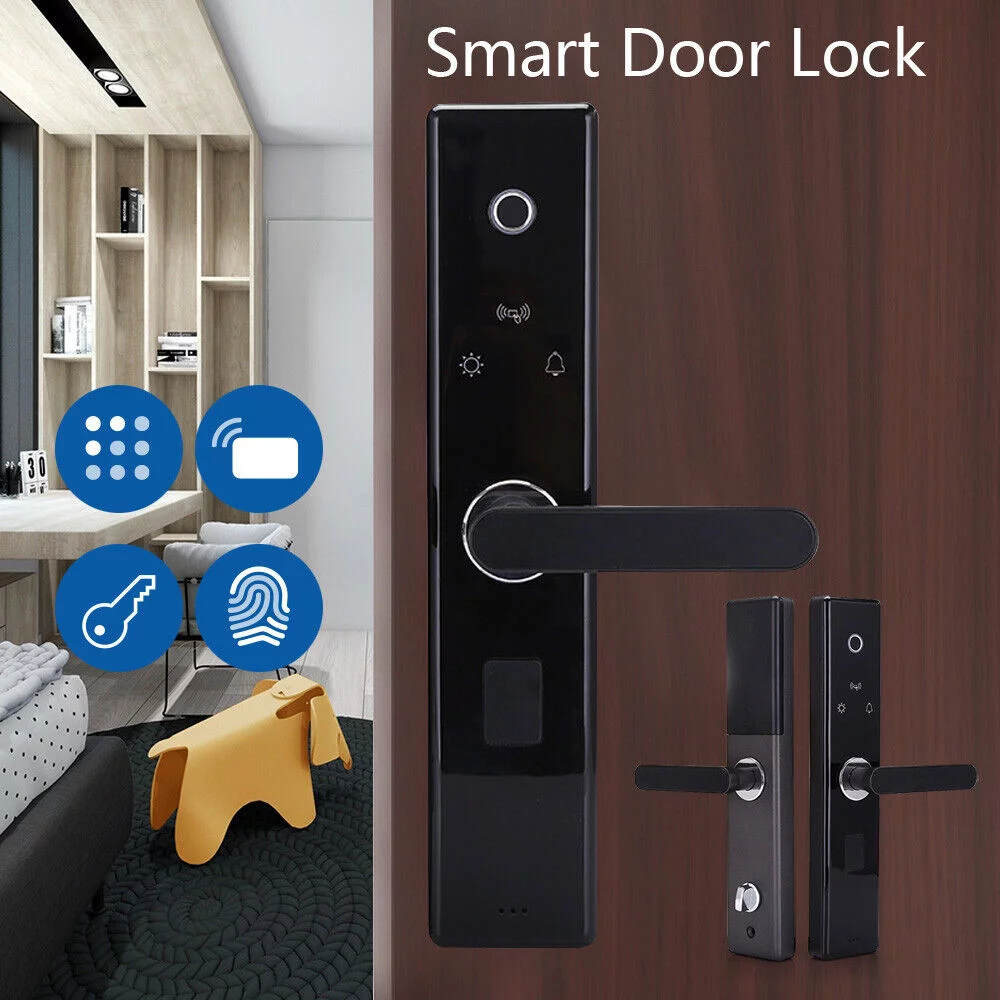 FETCOI Biometric Fingerprint Smart Digital Keypad Keyless Entry Code Smart Door Lock