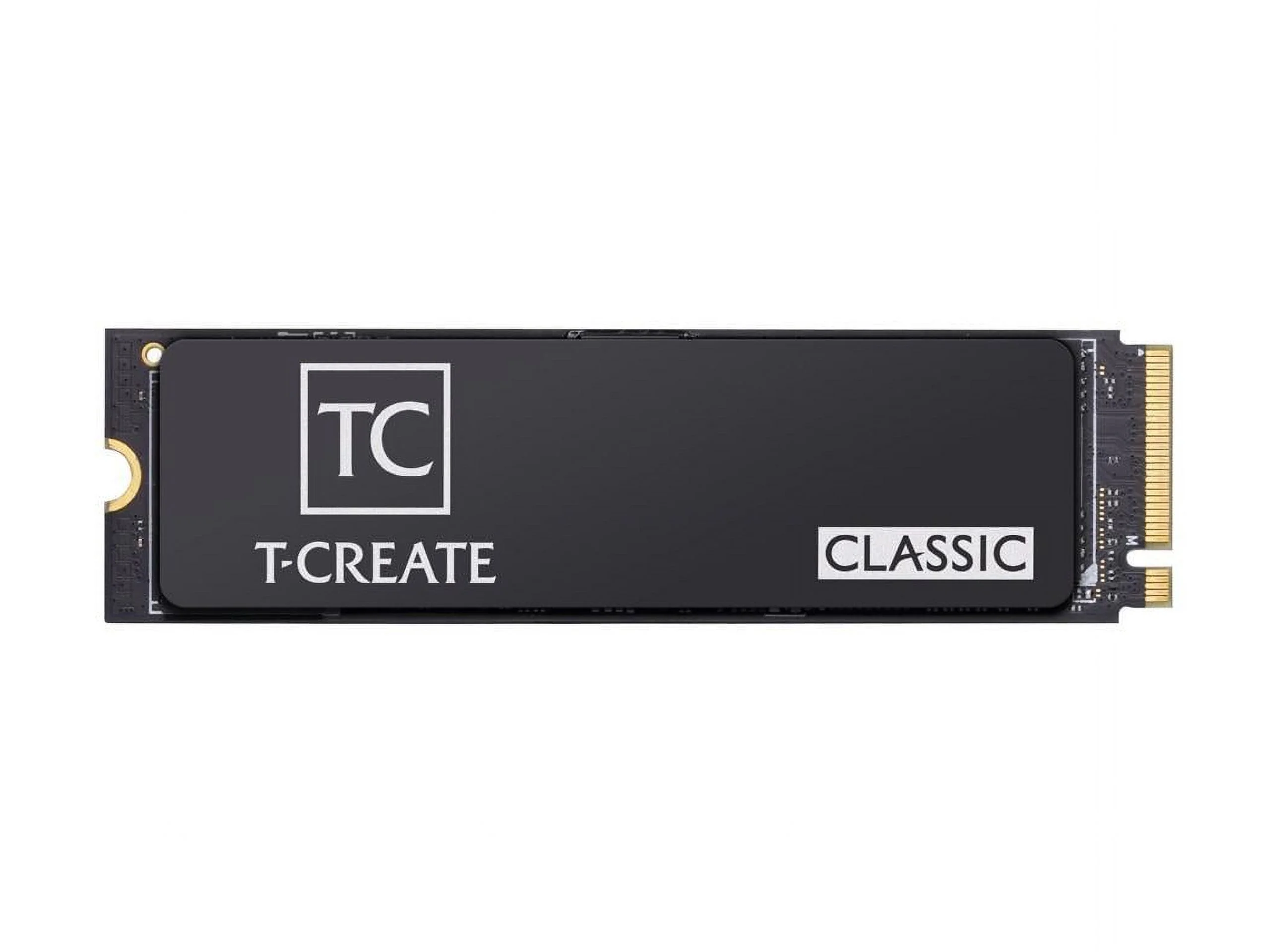 Team Group T-Create Classic M.2 2280 2TB PCIe Gen4x4 with NVMe 3D NAND TLC Internal Solid State Drive (SSD) TM8FPM002T0C329