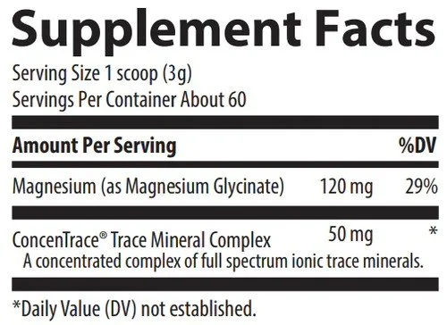 Trace Minerals Magnesium Glycinate - Orange Dream 180 gram (6.35 oz) Powder
