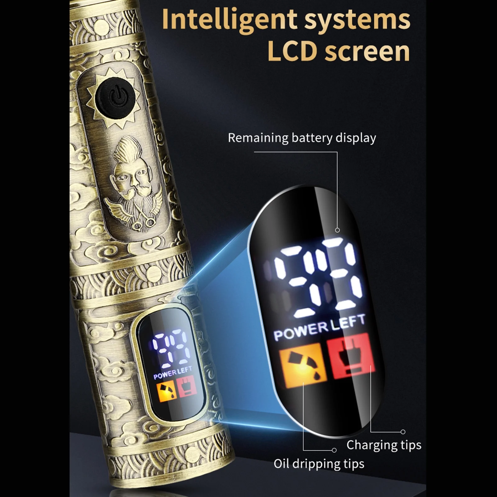 Walmeck Men's Electric Hair Clipper, 7,IN,1 Haircut and Body Trimming Kit with Engraving Cutter Guide Combs