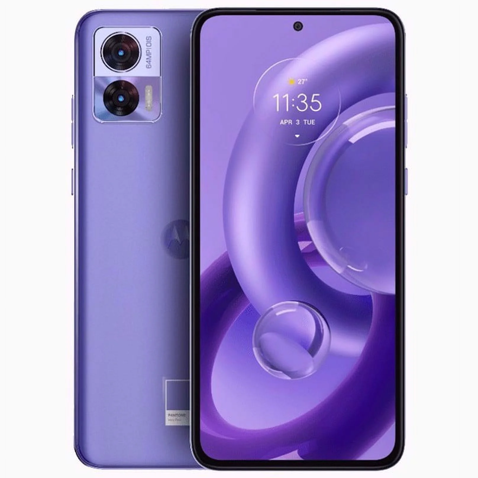 Motorola Edge 30 Neo DUAL SIM 128GB ROM + 8GB RAM (GSM ONLY | NO CDMA) Factory Unlocked 5G Smartphone (Very Peri) - International Version