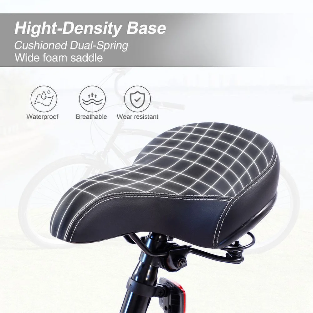 Men's Beach Cruiser Bike, 7 Speed Bicycles, 26