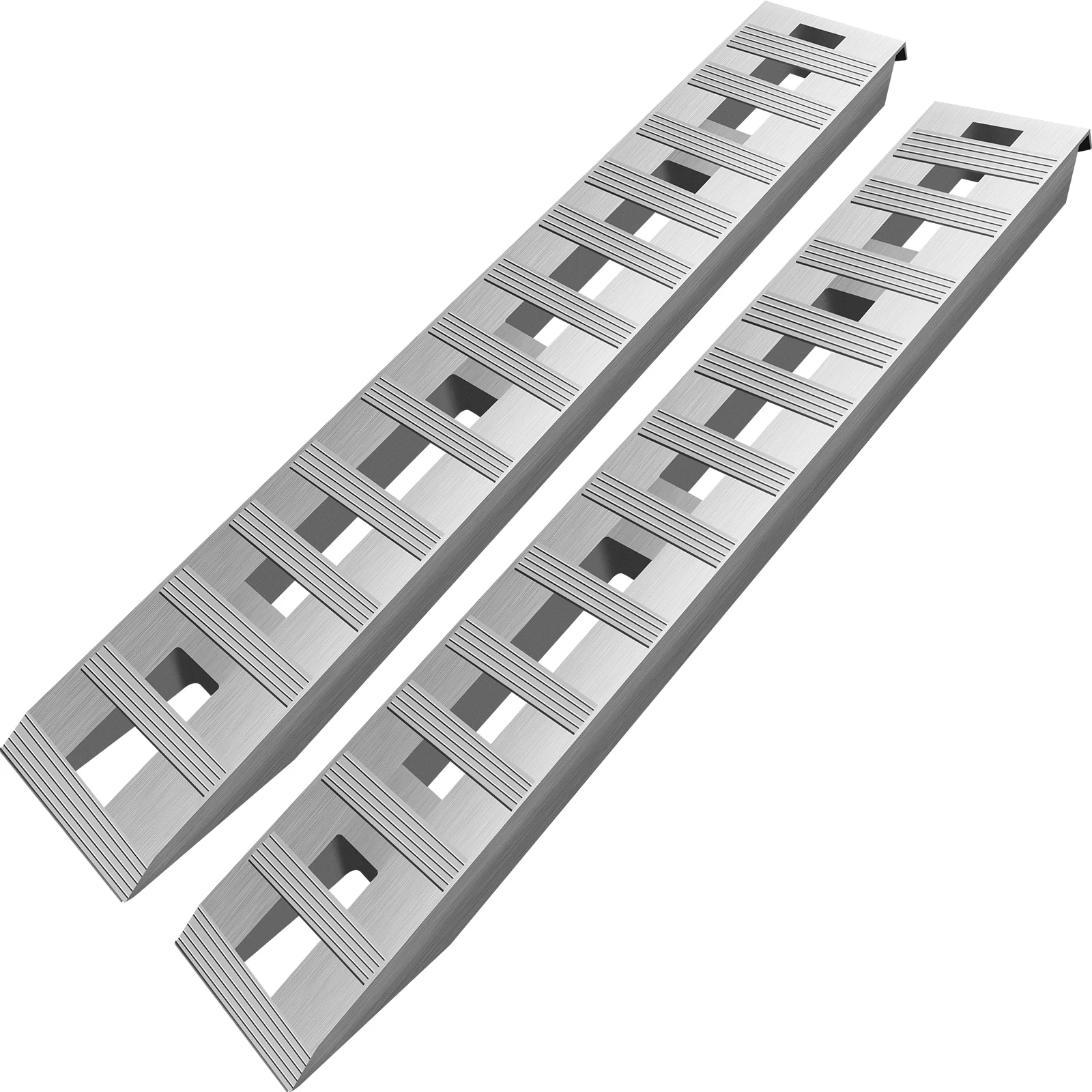 VEVOR Aluminum Loading Ramps 6000 LBS for ATVs, Motorcycles, Mowers, Cars and Truck, 72x15