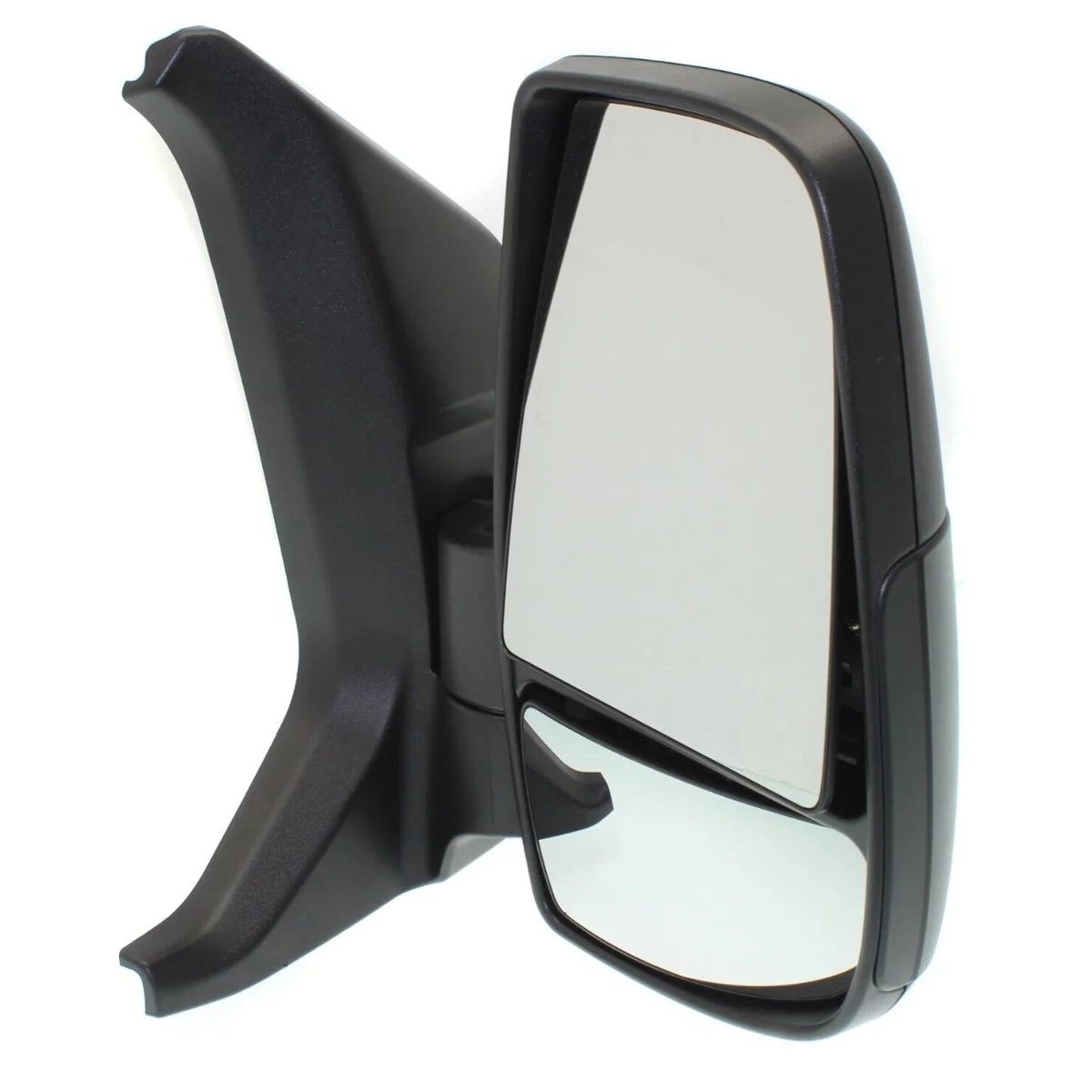 AutoShack Passenger Mirror Power Manual Folding Textured Black Replacement for 2015 2016 2017 Ford Transit-250 Transit-150 Transit-350 HD 3.2L 3.5L 3.7L V6 RWD KAPFO1321548