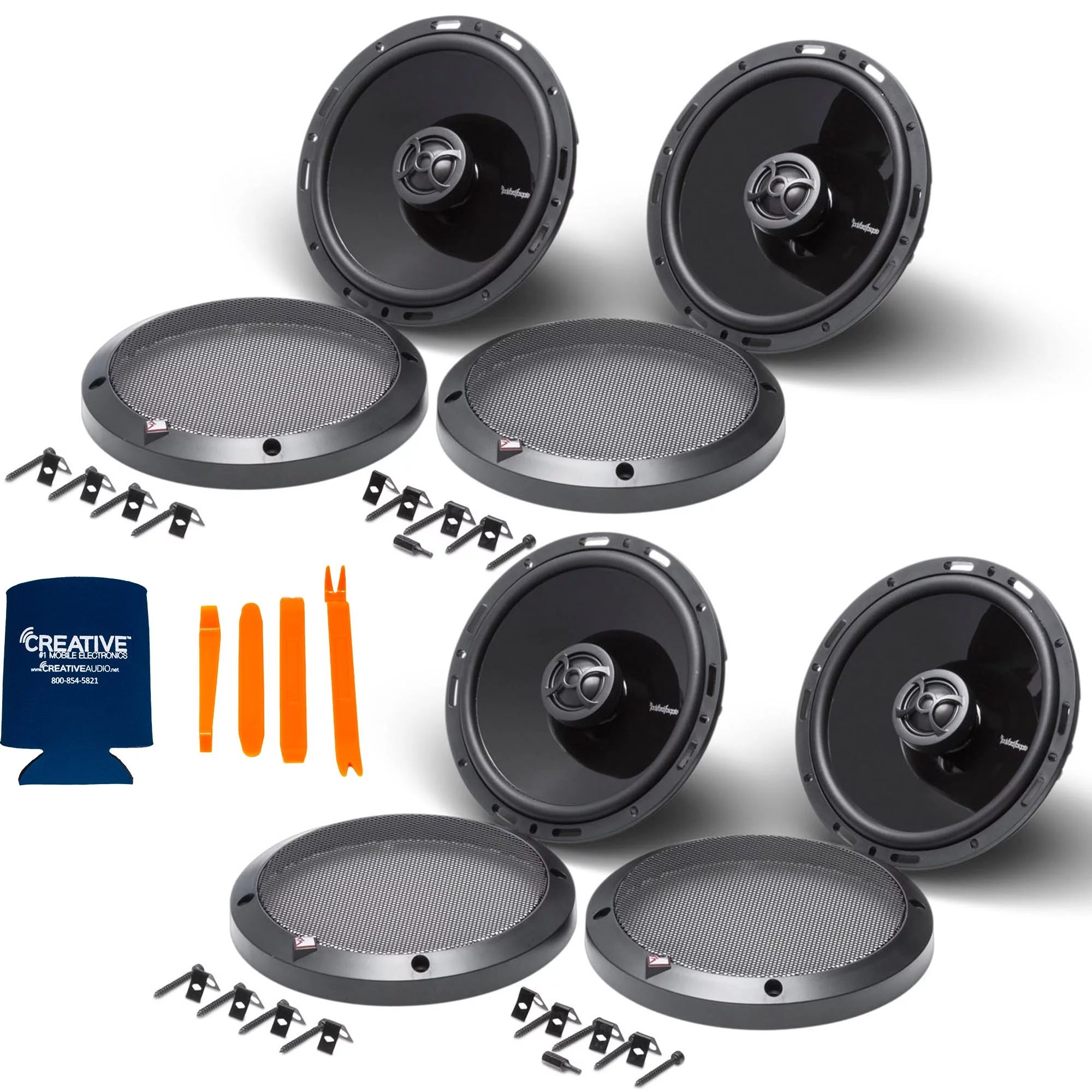 Rockford Fosgate - Two Pairs of P1650 Punch Series 6.5