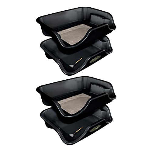 Trim Bin Portable 2 Piece Hydroponic Workstation Container with Stainless Steel Sifter Screen, Mirror Tray, and Static Brush (2 Pack)