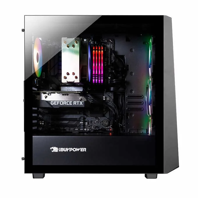 Open Box IBUYPOWER DESKTOP i7-13700F 32GB 1TB SSD RTX 3060 SLATEMRI7N3601 - BLACK